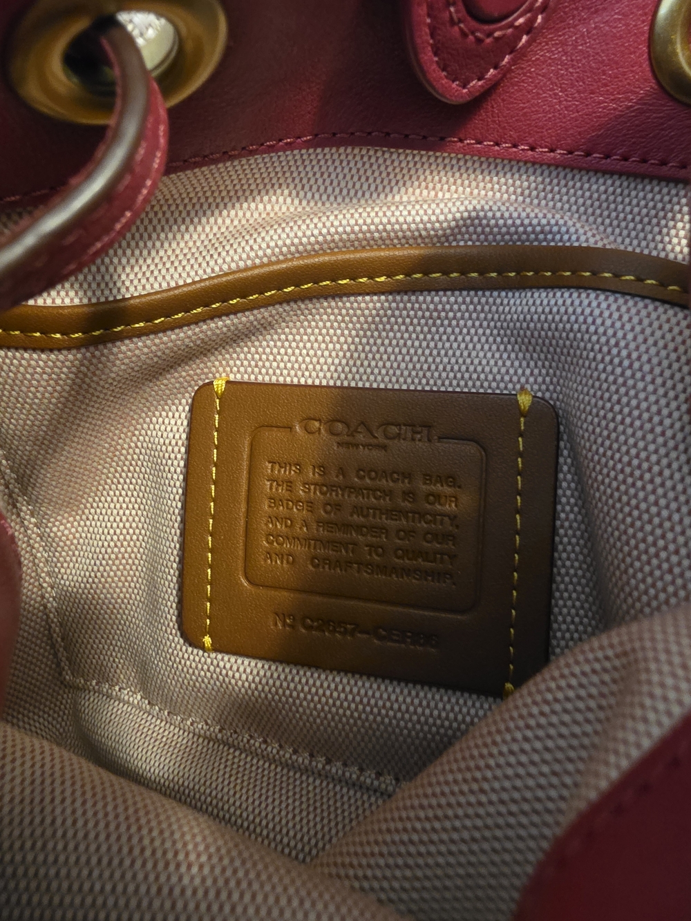 Coach Jade Drawstring Bag - Picture 7 of 7